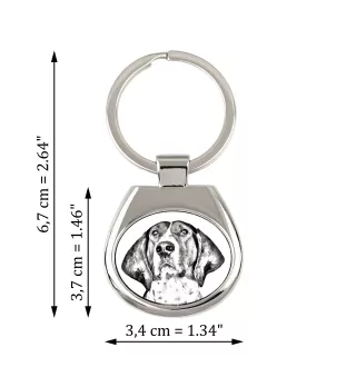 Treeing Walker Coonhound - Schlüsselanhänger mit Hund, Anhänger mit Aufdruck, personalisierter Anhänger der Marke Art-Dog