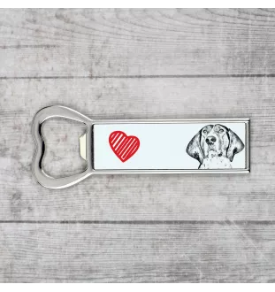 Treeing Walker Coonhound - Flaschenöffner mit Hund, personalisierter Flaschenöffner für den Kühlschrank, ein einzigartiges Geschenk für Männer von der Marke Art-Dog