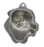 Tosa Inu - Porte-clés argenté avec un chien dans une boîte cadeau, décoration de sac à main, pendentif de sac à dos par la marque Art-Dog