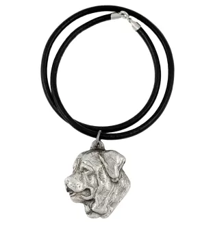 Tosa Inu, Tosa-Hund - Halskette mit Hund, versilberter Anhänger für Hundefans, einzigartiger Schmuck der Marke Art-Dog