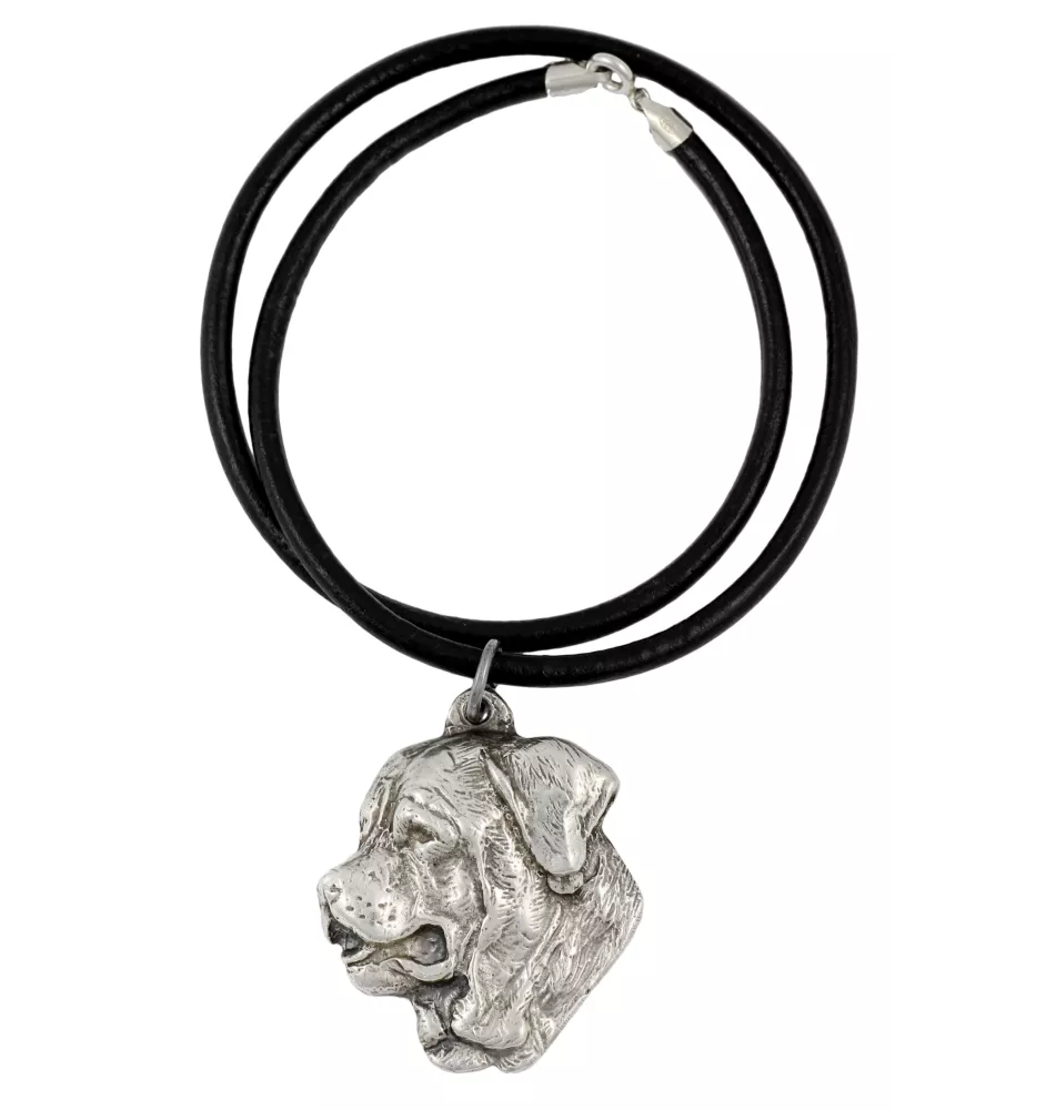 Tosa Inu, Tosa-Ken, Japanese Mastiff - Necklace with dog, silver-plated pendant for dog fan, unique jewelry by Art-Dog brand