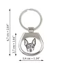 Toy Fox Terrier, American Toy Terrier, Terrier américain de jouet - porte-clés avec chien, porte-clés imprimé, breloque personnalisée de la marque Art-Dog
