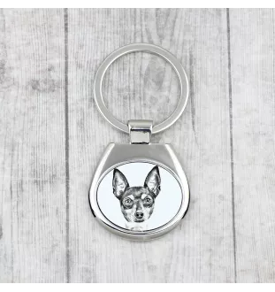 Toy Fox Terrier, American Toy Terrier, Amertoy - keychain with a dog, keychain with a print, personalized pendant from the Art-Dog brand