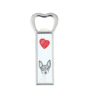 Toy Fox Terrier, American Toy Terrier, Amertoy - Flaschenöffner mit Hund, personalisierter Flaschenöffner für den Kühlschrank, ein einzigartiges Geschenk für Männer von der Marke Art-Dog