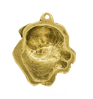 Tosa Inu - Collier de chien dans une boîte cadeau, pendentif plaqué or pour les fans de chiens, bijoux remarquables par Art-Dog