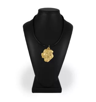 Tosa Inu, Tosa-Ken, Japanese Mastiff - Dog necklace, gold-plated pendant for dog fan, unique jewellery by Art-Dog brand