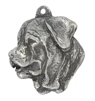 Tosa Inu, Tosa-Ken, Japanese Mastiff - Dog necklace in gift box, silver-plated locket for dog fan, striking pendant by Art-Dog brand