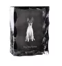 Toy Fox Terrier, American Toy Terrier, Terrier américain de jouet - cristal avec photo de chien, statuette en verre avec photo, cadre exceptionnel avec photo de la marque Art-Dog