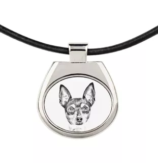 Toy Fox Terrier, American Toy Terrier, Amertoy - Halskette mit Hund, personalisierter Anhänger mit Foto, einzigartige Halskette für Frauen und Männer von der Marke Art-Dog