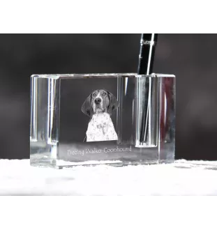 Treeing Walker Coonhound - Stifthalter, Kristallorganizer mit Hundefoto, einzigartige Schreibtischdekoration der Marke Art-Dog