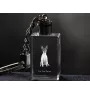 Toy Fox Terrier, American Toy Terrier, Terrier américain de jouet - Porte-clés en cristal avec photo de chien, porte-clés lumineux, cadeau unique de la marque Art-Dog