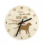 Tosa Inu, Tosa-Ken, Japanese Mastiff - clock with dog, wooden clock with engraving, personalised clock by Art-Dog