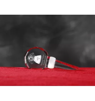 Treeing Walker Coonhound - Kristallflaschenverschluss, einzigartiger Weinverschluss mit Foto, personalisiertes Geschenk für Sommelier der Marke Art-Dog