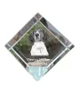 Treeing Walker Coonhound - un cube de cristal avec une photo, une photo de cheval dans le cristal, un presse-papiers cubique de la marque Art-Dog