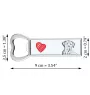 Tosa Inu, Tosa-Ken, Japanese Mastiff - bottle opener with a dog, personalized fridge opener, unique gift for a man by Art-Dog brand