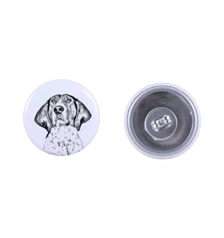 Treeing Walker Coonhound - boucles d'oreilles uniques avec un chien, votre animal de compagnie sur un porte-clés, marque propre Art-Dog