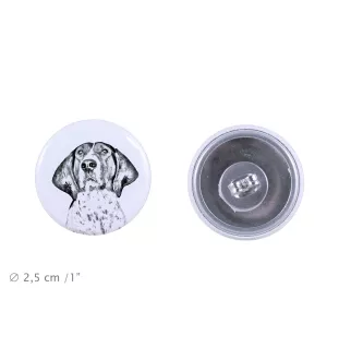 Treeing Walker Coonhound - unique dog earrings, your pet on a keychain, Art-Dog's own brand