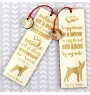 Toy Fox Terrier, American Toy Terrier, Amertoy - dog bookmark, personalized bookmark, gift for bookworm from Art-Dog brand
