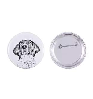 Treeing Walker Coonhound - badge avec votre chien, ajoutez votre propre photo, marque Art-Dog