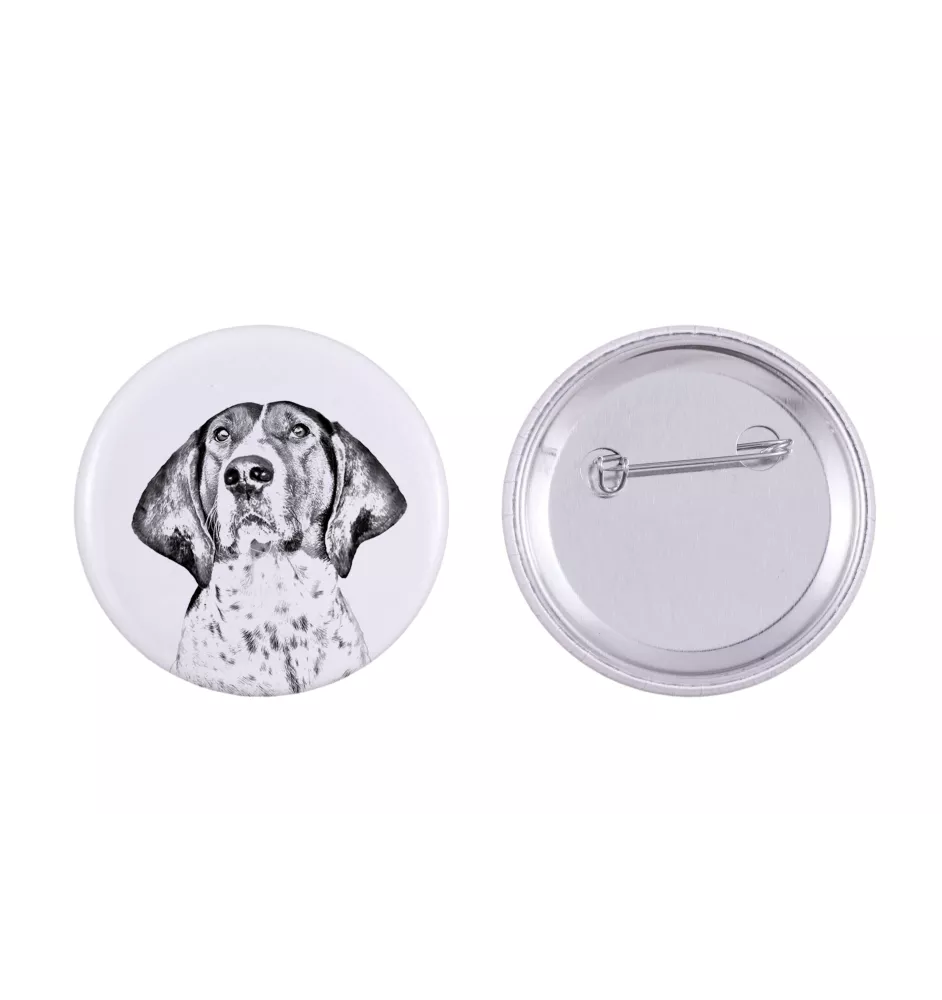 Treeing Walker Coonhound przypinka z psem duża Art-Dog