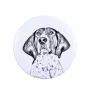 Treeing Walker Coonhound - badge avec votre chien, ajoutez votre propre photo, marque Art-Dog