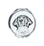 Treeing Walker Coonhound - miroir de poche avec chien, miroir personnalisé pour sac à main, miroir compact avec impression de la marque Art-Dog