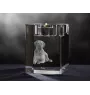 Tosa Inu - Bougeoir avec photo de chien, porte bougie en cristal, cadeau personnalisé par la marque Art-Dog