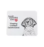 Treeing Walker Coonhound - mouse pad with print, personalized dog-themed mouse pad, unique gadget for an office worker by Art-Dog brand