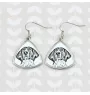 Treeing Walker Coonhound - dog earrings, hanging earrings with a picture, personalized jewelry with Art-Dog brand print