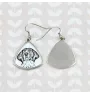 Treeing Walker Coonhound - dog earrings, hanging earrings with a picture, personalized jewelry with Art-Dog brand print