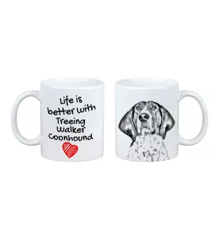 Treeing Walker Coonhound - tasse avec chien, tasse avec photo, cadeau personnalisé de la marque Art-Dog