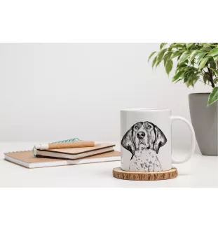 Treeing Walker Coonhound kubek z psem good morning Art-Dog