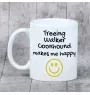 Treeing Walker Coonhound kubek z psem Makes me happy Art-Dog