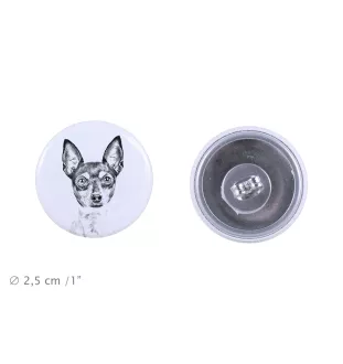 Toy Fox Terrier, American Toy Terrier, Amertoy - einzigartige Hund-Ohrringe, Ihr Haustier als Schlüsselanhänger, Eigenmarke Art-Dog