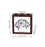 Treeing Walker Coonhound - pen holder with a dog, desk organizer with a print, personalized desk decoration from the Art-Dog brand.