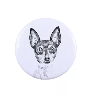 Toy Fox Terrier, American Toy Terrier, Terrier américain de jouet - bijoux pour femmes avec l'image d'un chien, produit fait à la main, possibilité d'ajouter sa propre photo, marque Art-Dog