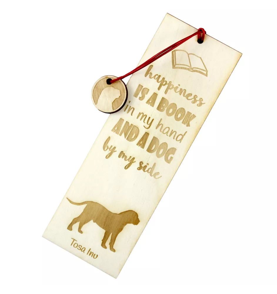 Tosa Inu, Tosa-Hund - Lesezeichen mit Hund, personalisiertes Lesezeichen, Hundeaccessoire für Leser der Marke Art-Dog