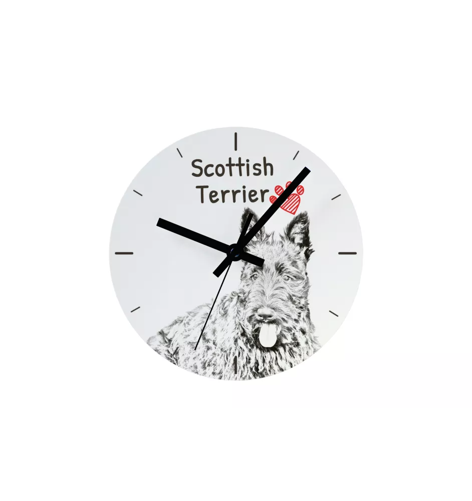 Treeing Walker Coonhound - wall clock with a dog, shelf clock with a print, personalized home decoration from the Art-Dog brand