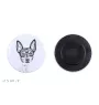 Toy Fox Terrier, American Toy Terrier, Amertoy - magnet with a dog's pupil, exceptionally light, strong magnet, handmade product by the Art-Dog brand