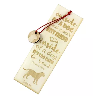 Tosa Inu - marque-page pour livre avec chien, marque-page personnalisé, cadeau pour les amateurs de livres de la marque Art-Dog