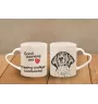 Treeing Walker Coonhound - Tasse mit Hund, entzückende Tasse mit herzförmigem Henkel, universelles Geschenk der Marke Art-Dog