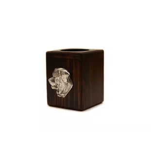 Tosa Inu - bougeoir en bois avec un chien, un souvenir unique après la perte d'un chien, une œuvre artisanale de la marque Art-Dog