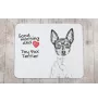 Toy Fox Terrier, American Toy Terrier, Terrier américain de jouet - tapis de souris personnalisé avec impression, tapis de souris personnalisé avec chien, accessoire unique pour employé de bureau de l
