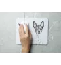 Toy Fox Terrier, American Toy Terrier, Amertoy - mouse pad with print, personalized dog-themed mouse pad, unique gadget for an office worker by Art-Dog brand