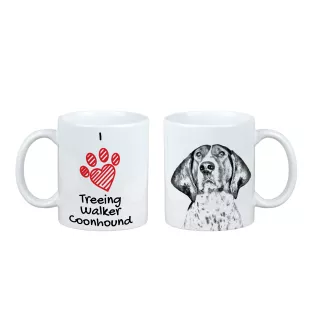 Treeing Walker Coonhound - tasse avec chien, une tasse adorable avec une illustration, un cadeau avec votre photo de la marque Art-Dog