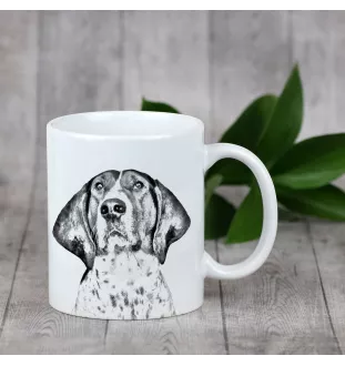 Treeing Walker Coonhound kubek z psem I love Art-Dog