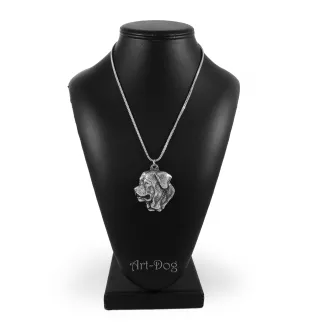 Tosa Inu, Tosa-Ken, Japanese Mastiff - necklace with a dog, dog pendant on a silver chain, unique jewelry from the Art-Dog brand