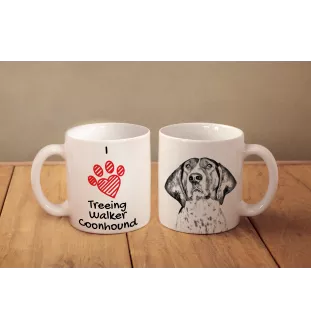 Treeing Walker Coonhound - Tasse mit Hund, entzückende Tasse mit Grafik, Geschenk mit Ihrem Foto von der Marke Art-Dog