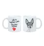 Toy Fox Terrier, American Toy Terrier, Amertoy - cup with a dog, cup with a photo, personalized gift from the Art-Dog brand