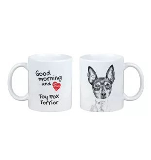 Toy Fox Terrier, American Toy Terrier, Amertoy - Tasse mit Hund, Tasse mit Bild, personalisiertes Geschenk der Marke Art-Dog